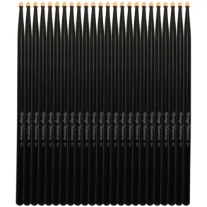 George Hennesey BLACK-5A trommestikker (12-pack) Sort